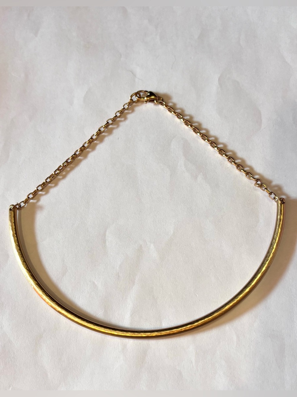 🆕Listing! Brighton Monogram charm holder necklace Gold choker style Retired